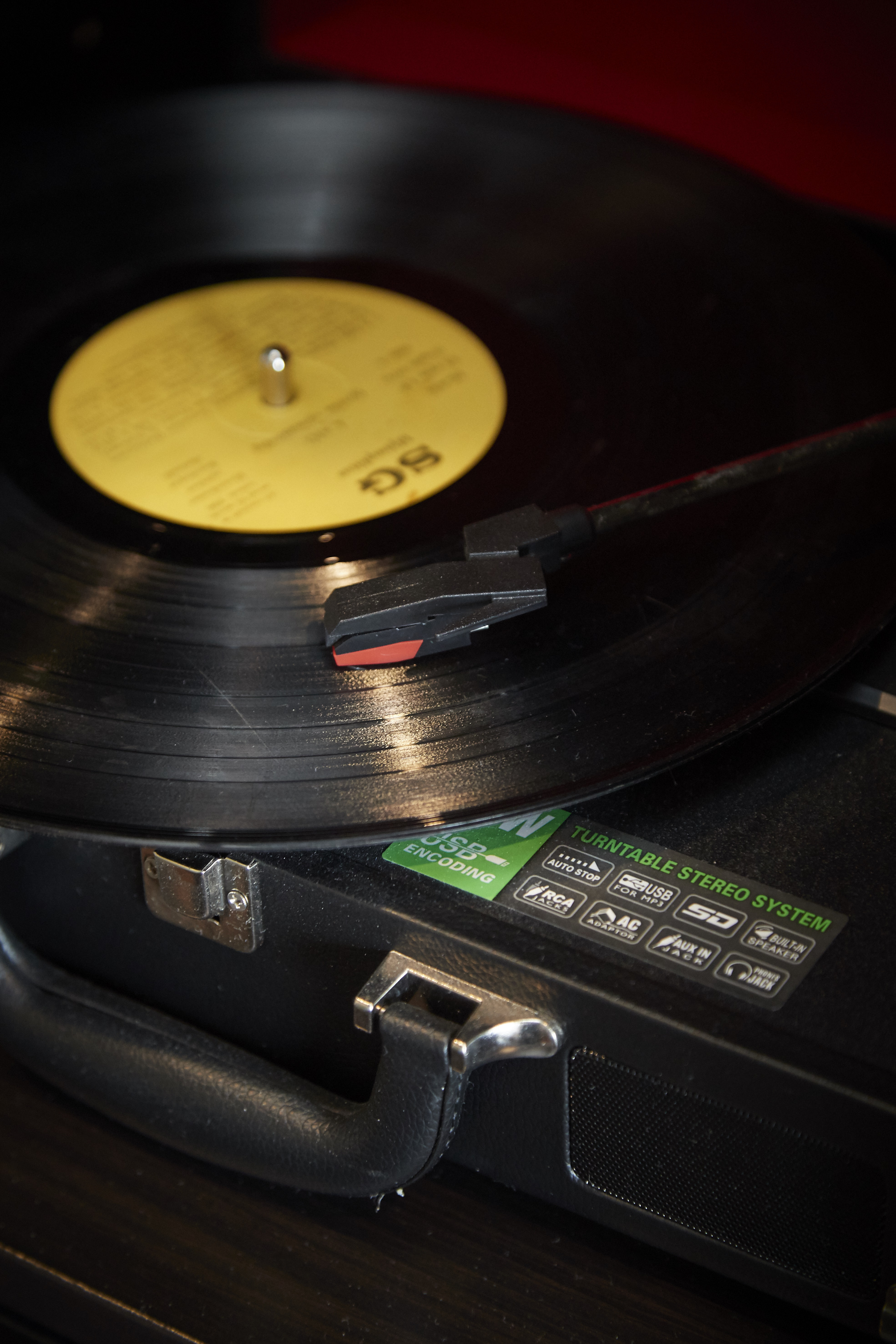 a turntable